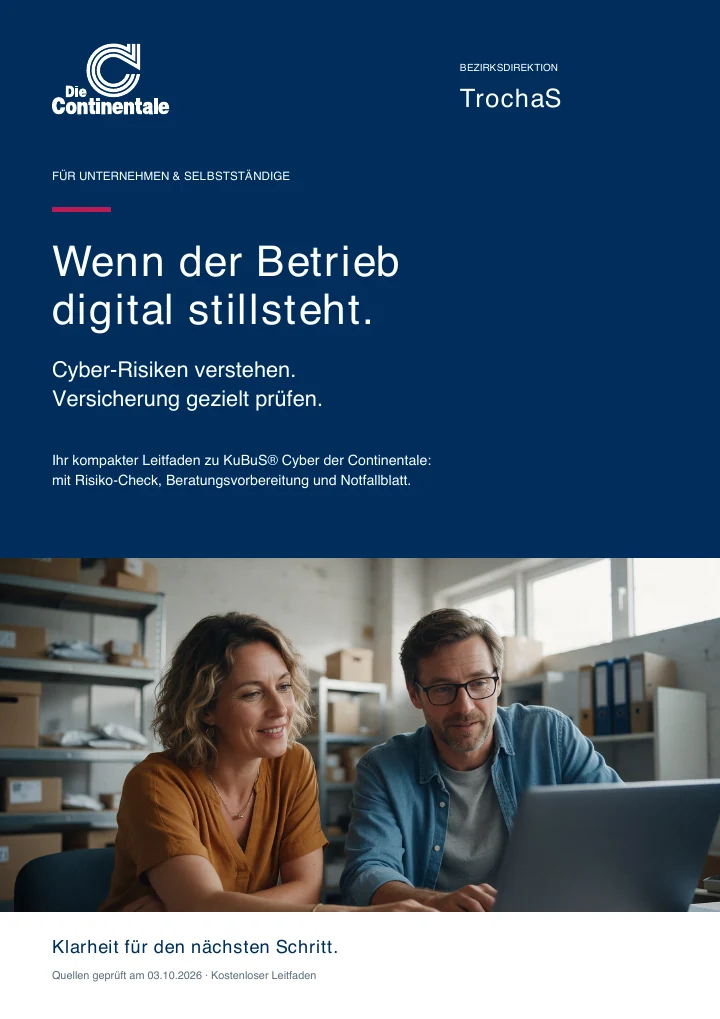 Titelseite des Cyber-Risiko-Leitfadens